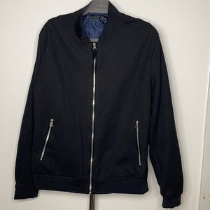 Men’s Zara bomber jacket.BLACK